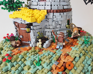 Illustration for article titled Medieval LEGO, Taken To Another Level